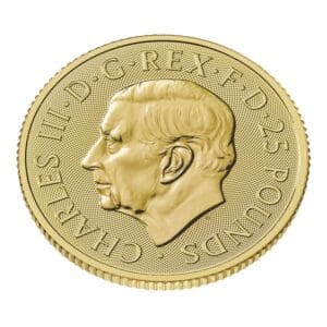 Złota moneta Britannia 1/4 oz 2025 – Mennica Królewska – KupSZTABKI.pl Kraków Starowiślna