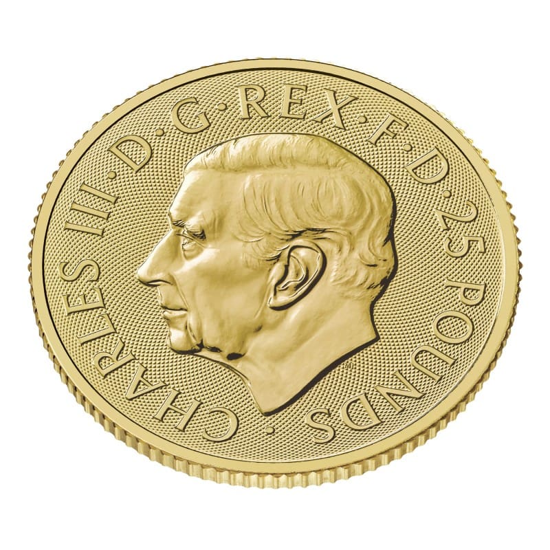Złota moneta Britannia 1/4 oz 2025 – Mennica Królewska – KupSZTABKI.pl Kraków Starowiślna
