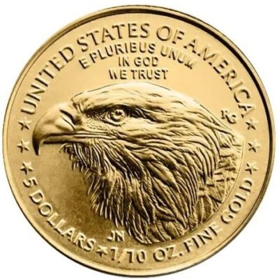 Złota moneta American Eagle 1/10 oz 2025 – Mennica Stanów Zjednoczonych – KupSZTABKI.pl Kraków Starowiślna