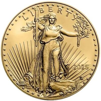 Złota moneta American Eagle 1/10 oz 2025 – Mennica Stanów Zjednoczonych – KupSZTABKI.pl Kraków Starowiślna