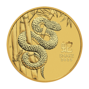 Złota moneta Rok Węża 1/10 oz 2025 – Perth Mint – KupSZTABKI.pl Kraków Starowiślna