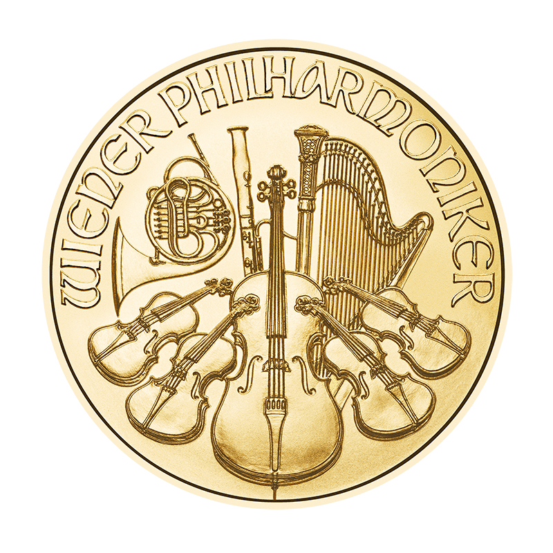Złota moneta Wiener Philharmoniker 1/10 oz 2025 – Münze Österreich – KupSZTABKI.pl Kraków Starowiślna
