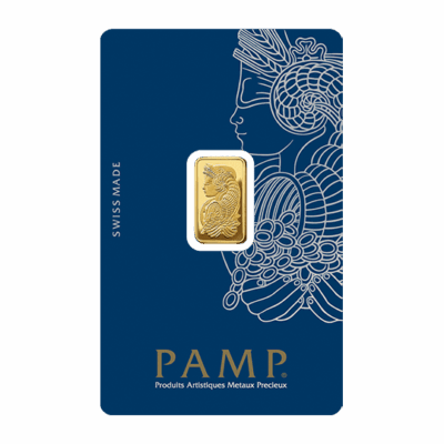 Złota sztabka 2,5 g PAMP Suisse w blistrze – KupSZTABKI.pl Kraków Starowiślna