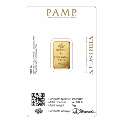Złota sztabka 5g PAMP Suisse Lady Fortuna – KupSZTABKI.pl Kraków Starowiślna