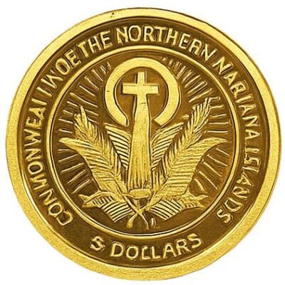 Złota moneta Watykan Papież Jan Paweł II, godło Watykanu, AU 999, 1/25 oz