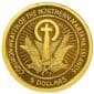 Złota moneta Watykan Papież Jan Paweł II, godło Watykanu, AU 999, 1/25 oz