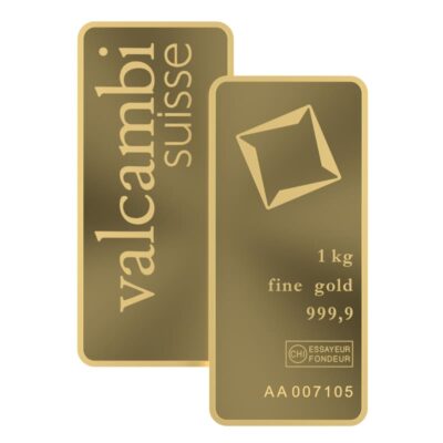 Sztabka złota 1000g Kraków Starowiślna KupSZTABKI Valcambi