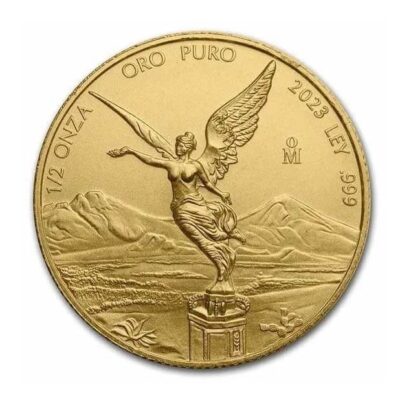 Złota moneta Meksykańska 1/2 oz 2023 Casa de Moneda de Mexico Libertad AU999