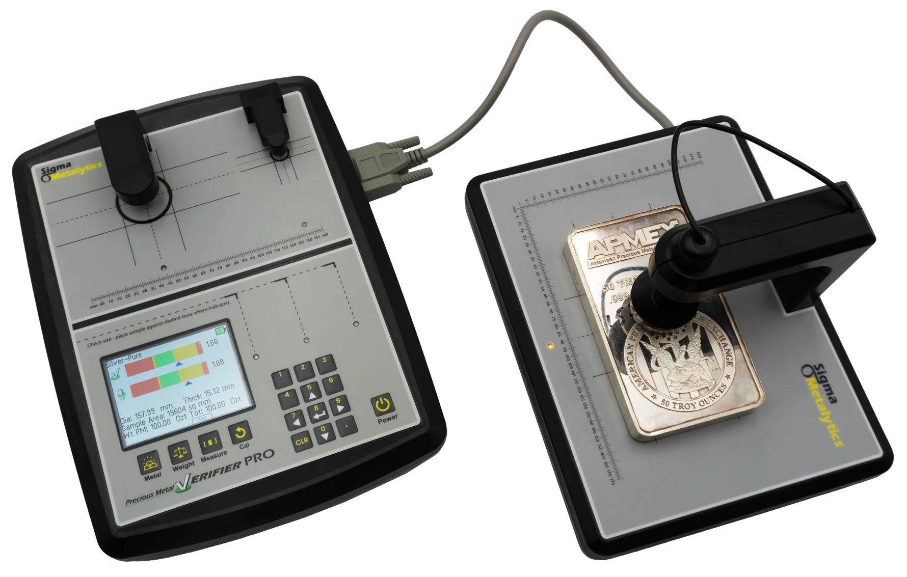 Test dużej sztabki na Sigma Metalytics PMV PRO z External Bridge | KupSZTABKI Kraków