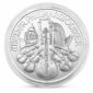 Srebrna moneta Wiedeński Filharmonik 1 oz Ag 999 1,5 euro Münze Österreich na białym tle