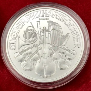 Srebrna moneta Wiedeński Filharmonik 1 oz 2021 srebro Ag999 Münze Österreich