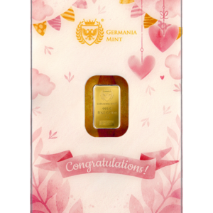 Sztabka złota 1 g Germania Mint New Born Girl Au 999,9 – dodatkowe ujęcie