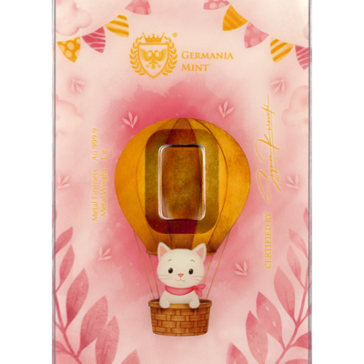 Sztabka złota 1 g Germania Mint New Born Girl Au 999,9