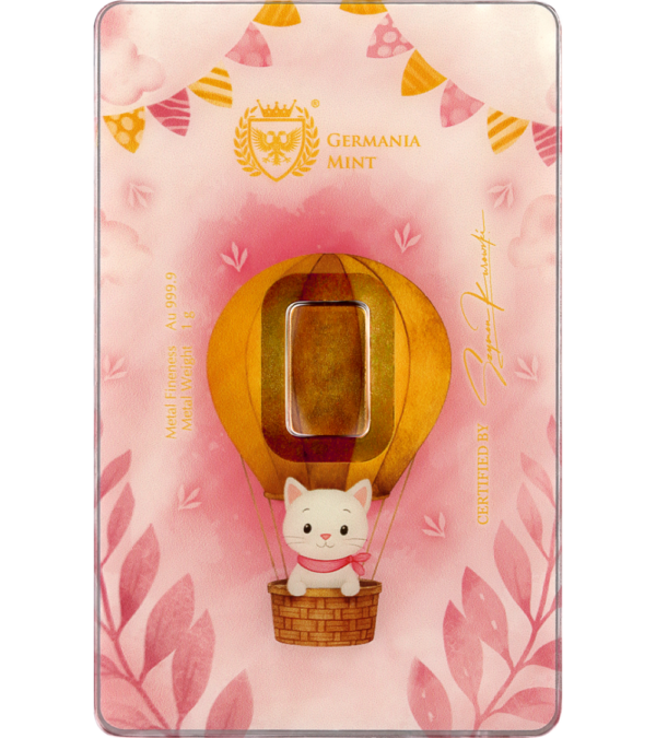 Sztabka złota 1 g Germania Mint New Born Girl Au 999,9