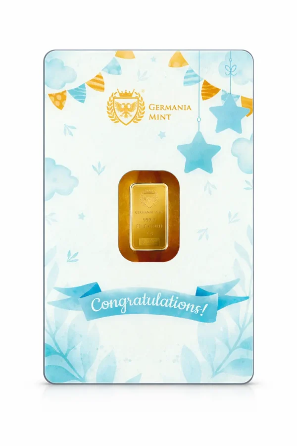 Złota sztabka 1g od Mennicy Kraków